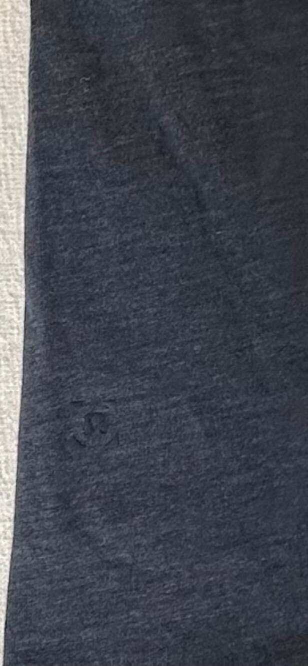 Lululemon Men's Large Long sleeve Crewneck T-Shirt Heather Blue athletic work - Picture 3 of 9